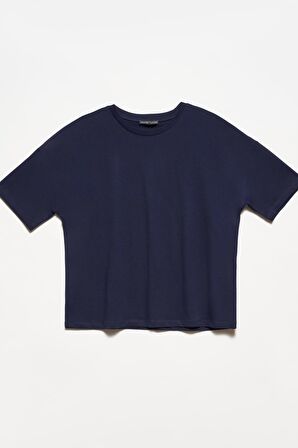 Dilvin Basic T-shirt Lacivert