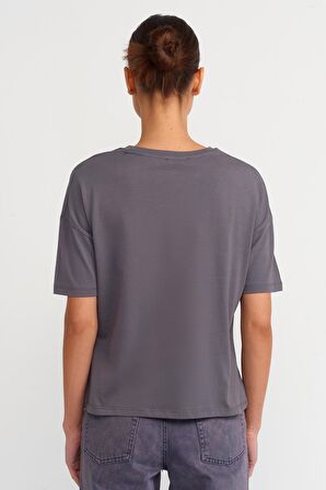 Dilvin Basic T-shirt Fume
