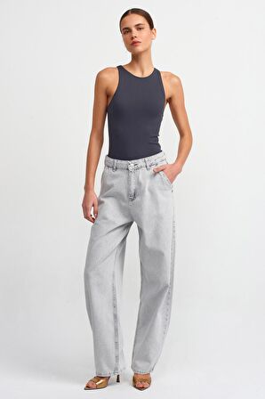 Dilvin Halter Yaka T-shirt Antrasit