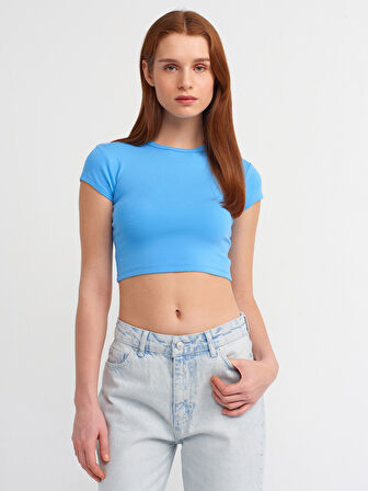 Vücuda Oturan Crop Top