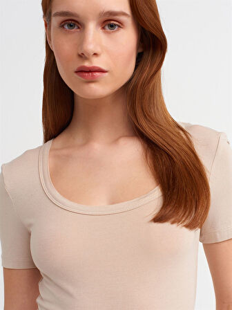 30903 DİLVİN KISA KOLLU T-SHIRT