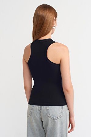 Dilvin Crop Top 20842 Siyah