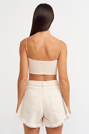 Dilvin Askılı Crop Top 20858 