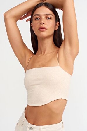 Dilvin Askılı Crop Top 20858 