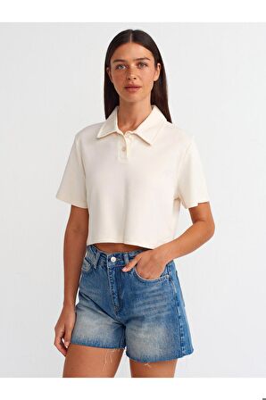 Dilvin Kadın Paçası Kesik Denim Kot Şort - 71514