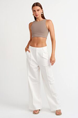 Dilvin 20902 Poliamid Crop Top 