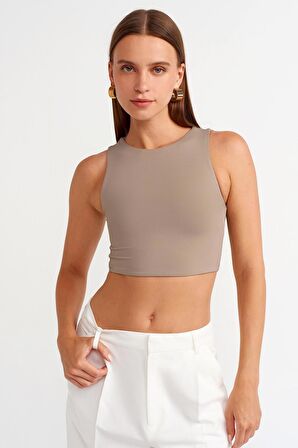 Dilvin 20902 Poliamid Crop Top 