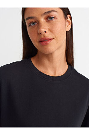 Dilvin Kadın Kısa Kollu Pamuklu Oversize T-shirt - 31017