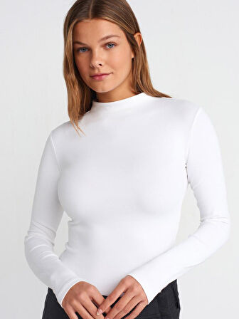 31433 DİLVİN YARIM BALIKÇI YAKA TOP