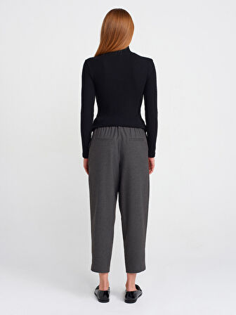 71590 DİLVİN KEMERLİ CROP PANTOLON
