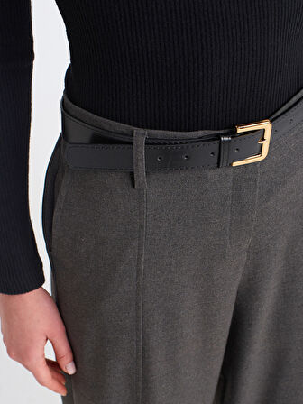 71590 DİLVİN KEMERLİ CROP PANTOLON