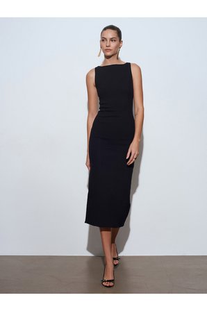 91099 Extra Slim Fit Midi Elbise