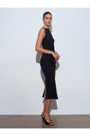 91099 Extra Slim Fit Midi Elbise