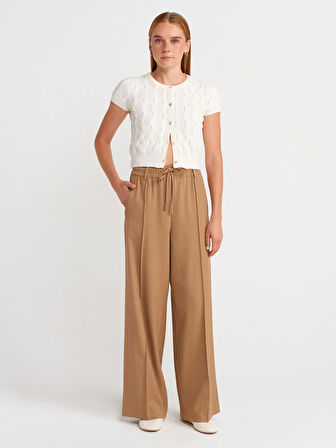 72170 DİLVİN GENİŞ PAÇA YUMUŞAK PANTOLON