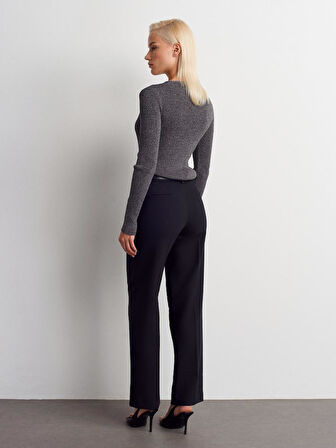 72172 DİLVİN ORTA BEL KUMAŞ PANTOLON