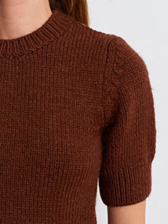 10821 DİLVİN BİSİKLET YAKA KISA KOL TRİKO KAZAK