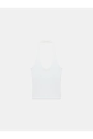 Dilvin Kadın 21052 Halter Yaka Ekru Bluz - 101A21052 