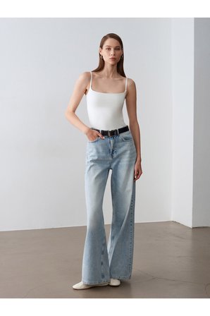 21200 Bra-Free Askılı Top-Ekru