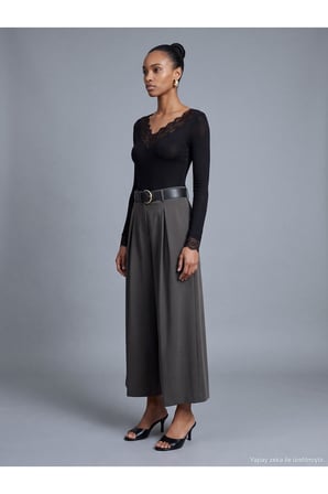 72796 Kemerli Culotte Pantolon