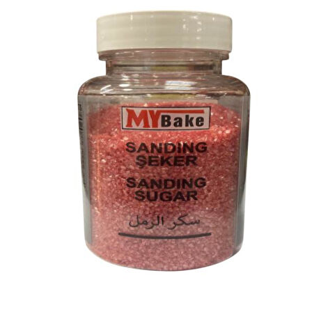 SANDING ŞEKER KIRMIZI (SANDING SUGAR) 100 GR