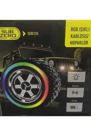 IŞIKLI  LASTİK SES BOMBASI GALERİCİLER OTO TAMİRCİLER İÇİN GÖRSEL RGB IŞIKLI HOPARLÖR
