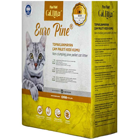 Euro Pine Kedi Kumu Çam Pelleti 10 Lt