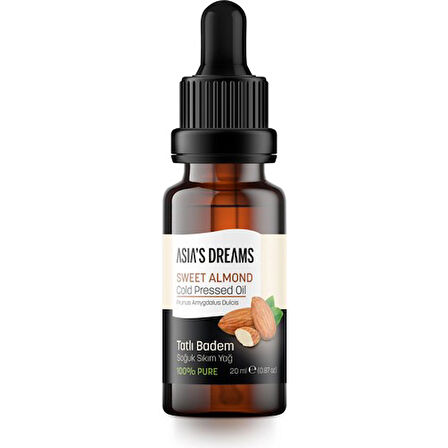 Asia's Dreams Tatlı Badem Soğuk Sıkım Yağ 20 Ml