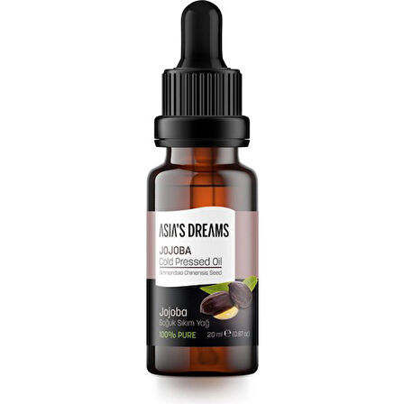 Asia's Dreams Jojoba Soğuk Sıkım Yağ 20 Ml
