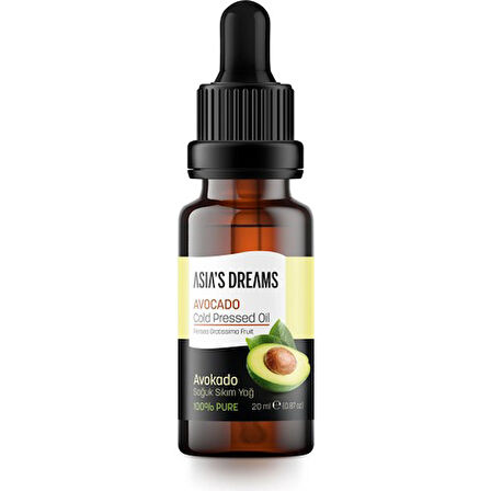 Asia's Dreams Avokado Soğuk Sıkım Yağ 20 Ml