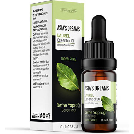 Asia's Dreams Defne Yaprağı Yağı 10 Ml