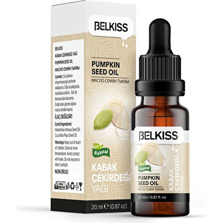 Belkıss Kabak Çekirdeği Yağı 20 Ml