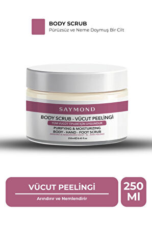 Body Scrub Besleyici Arındırıcı Nemlendirici Vücut Peelingi 250 Ml