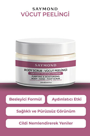 Body Scrub Besleyici Arındırıcı Nemlendirici Vücut Peelingi 250 Ml