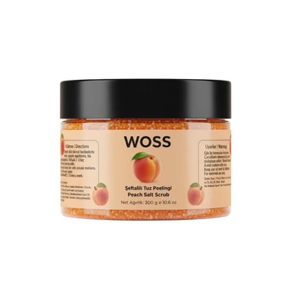 Woss Şeftali Tuz Peelingi 300 g Arındırıcı