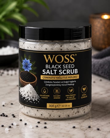 WOSS ÇÖREKOTU YAĞLI TUZ PEELİNG 300 GR