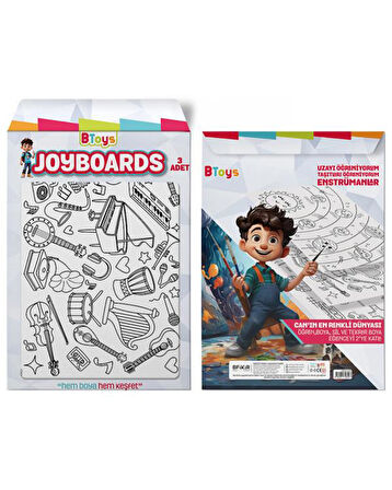 BToys Joyboards Uzayı Öğreniyorum Taşıtları Öğreniyorum ve Enstrümanları Öğreniyorum 326293