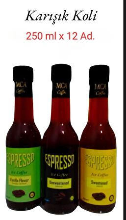 ESPRESSO SOĞUK KAHVE (KARIŞIK KOLİ) 250 ML x 12 adet