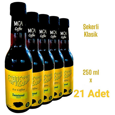 Mca Espresso Soğuk Kahve (Şekerli Klasik) 250 ml x 21 adet