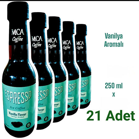 Mca Espresso Soğuk Kahve (Vanilya) 250 ml x 21 adet