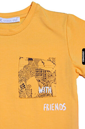 Erkek Bebek Friends Tişört 9 Ay - 2 Yaş 44622 Eba0002