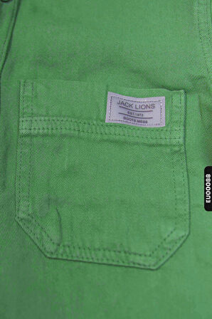 Kapüşonlu Çift Cepli Çıtçıtlı Erkek Çocuk Ceket 5-14 Yaş 24200