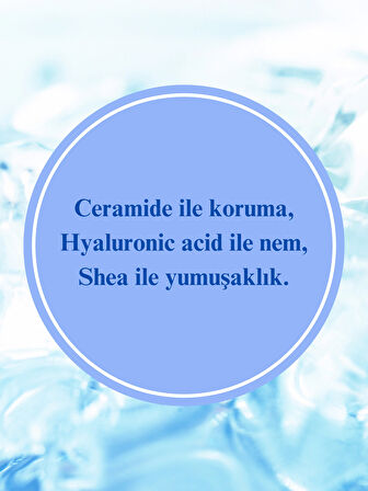 Yoğun Nemlendirici El Bakım Kremi - Hyaluronik Asit, Ceramide, Shea