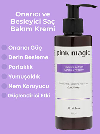 Saç Bakım Seti - Dökülme Karşıtı Şampuan & Onarıcı ve Besleyici Saç Bakım Kremi