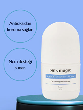 Ter Önleyici & Beyazlatıcı Erkek Deo Roll-on