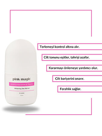 Ter Önleyici & Beyazlatıcı Kadın Deo Roll-on