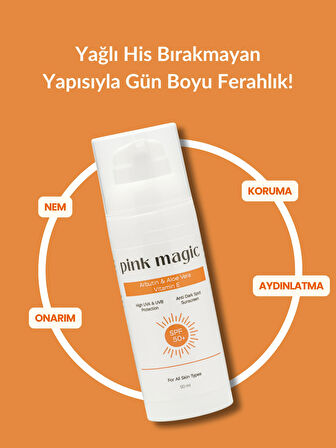 Leke Karşıtı & Aydınlatıcı Yüz Güneş Kremi / SPF 50+