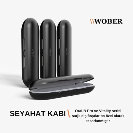 Oral-b Şarjlı Diş Fırçası Için Saklama Kabı/kutusu, Sadece Pro, Vitality Ve Starter Serisine Uyumlu!