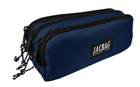 JACBAG TRIPLE POUCH-ÜÇ BÖLMELİ KALEM KUTUSU