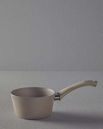 English Home Pretty Alüminyum Sos Tenceresi 14 Cm Bej