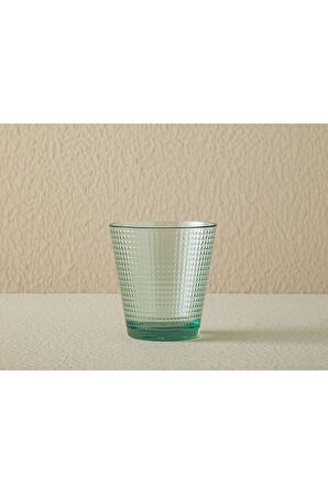 Unique Cam 3'lü Meşrubat Bardağı 250 Ml Yeşil